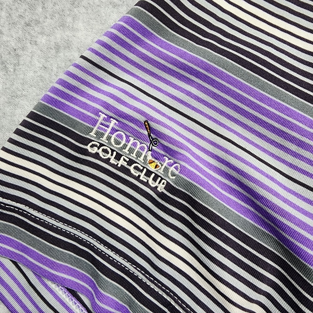 Nike Polo Shirt Golf Men's XL Tour Performance Striped Short Sleeve Hombre Golf - Picture 3 of 12